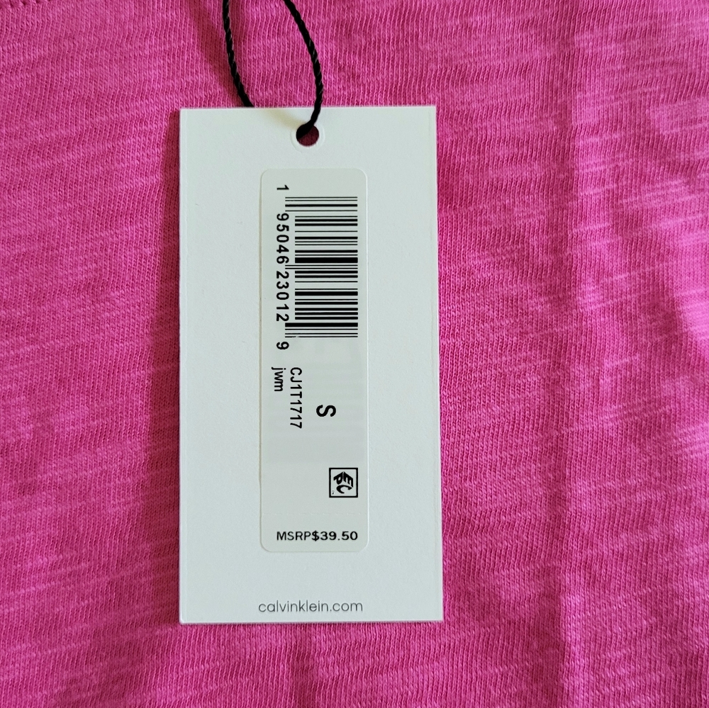 Calvin Klein Jeans👖Pink💕 Boxy Tee - NWT - Picture 12 of 12